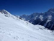 Terreno freeride nell’area sciistica Lauchernalp