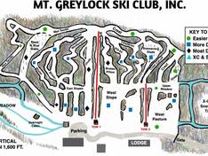 Mappa delle piste Mount Greylock - South Williamstown