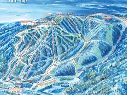 Mappa delle piste Le Massif de Charlevoix