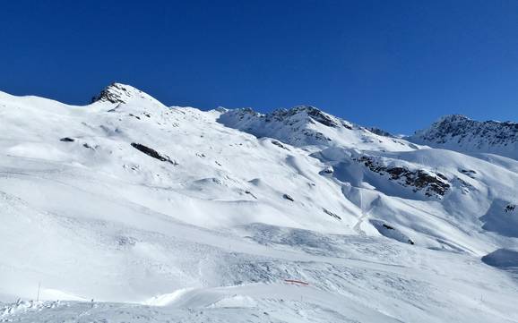 Monte Bianco: Dimensione dei comprensori sciistici – Dimensione Espace San Bernardo - La Rosière/La Thuile