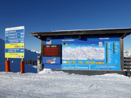 Ferienregion Alpbachtal: Orientamento nei comprensori sciistici – Orientamento Ski Juwel Alpbachtal Wildschönau