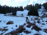 Discese verso la Blueberry Bowl