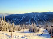 Vista dal Sundance Mountain verso il Mt. Morrisey