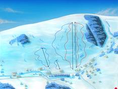 Mappa delle piste Jonas Park - Ostružná