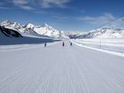 Pista facile sul ghiacciaio Gandegg