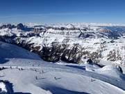 Inizio delle piste sulla Marmolada