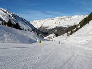 Facile discesa a valle verso Obergurgl