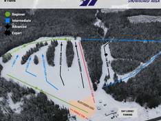Mappa delle piste Summit Lake - Nakusp