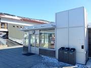 Servizi igienici molto curati alla stazione a valle