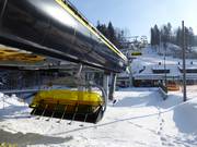 Solisko-Hala Skrzyczeńska - 6pers.| Seggiovia ad alta velocità (ad agganc. autom.) con cupola di prot. e riscald. sedile