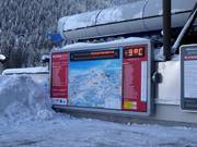 Tabellone informativo a Waidring