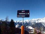 Segnaletica delle piste al Klausberg