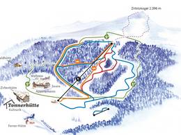 Mappa delle piste Tonnerhütte - Mühlen