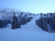 Discesa a valle di media difficoltà al Rastkopf