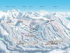 Mappa delle piste Les Paccots/Châtel-St-Denis - Corbetta