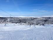 Vista sull’area sciistica Tänndalen