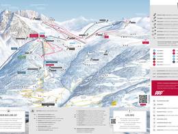 Mappa delle piste Merano 2000