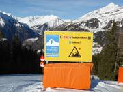 Segnaletica discesa a valle Matrei