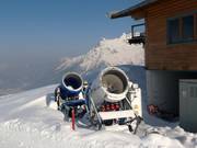 Cannoni da neve in montagna