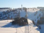 Nel pomeriggio anche i pendii del Köhlerhagen diventano mogul.