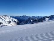 Ottima preparazione delle piste allo Stubai Gletscher
