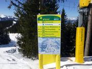 Segnaletica sulla Planai