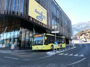 Skibus alla stazione a valle della Spieljochbahn a Fügen