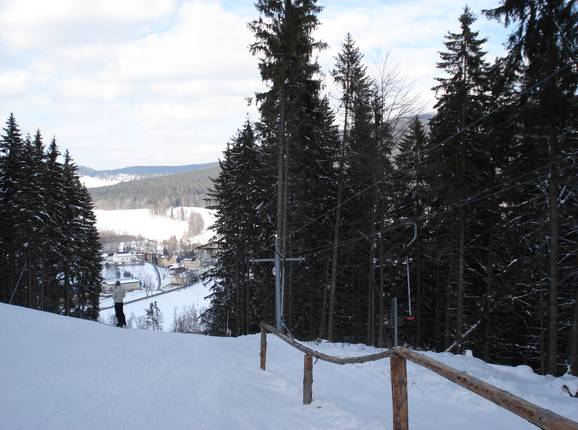 Horní Vltavice vlek - Skilift a piattello