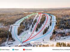Mappa delle piste Purnuvuori