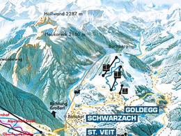 Mappa delle piste Buchberg - Goldegg