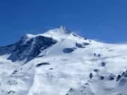 Vista dal Tuxerjoch sull’area sciistica del ghiacciaio