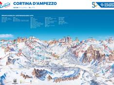 Mappa delle piste Cortina d'Ampezzo