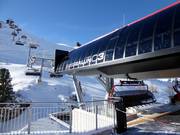 Sassgalun - 8pers.| Seggiovia ad alta velocità (ad agganc. autom.) con cupola di prot. e riscald. sedile