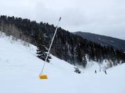 Innevamento con lance nell’area sciistica Snow King Mountain