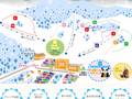 Mappa delle piste Minakami Kogen Fujiwara