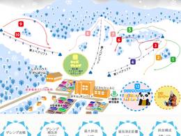 Mappa delle piste Minakami Kogen Fujiwara