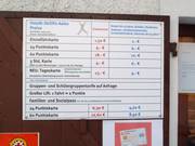 Informazioni sui prezzi alla cassa