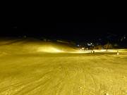 Discesa facile presso lo skilift per famiglie