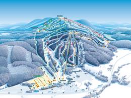 Mappa delle piste Romme Alpin