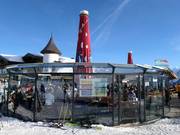 Il Pilzbar (stazione a monte della Penkenbahn)