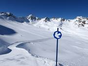 Le piste sono molto ben segnalate.