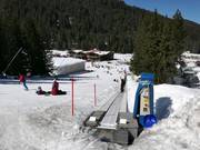 Area di esercitazione con tappeto mobile presso Bunderishka Polyana