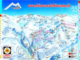 Mappa delle piste Valchiavenna - Madesimo/Campodolcino