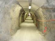 Tunnel sciistico al Pic Blanc