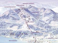Mappa delle piste Zwölferhorn - St. Gilgen