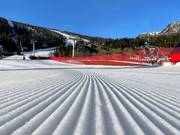 Perfetta preparazione delle piste nell’area sciistica di Hemsedal