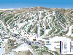 Mappa delle piste Giants Ridge