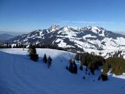Vista dal Sudelfeld fino al Wendelstein