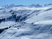 Vista sulle piste tra Hanglalm e Hartkaser
