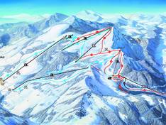 Mappa delle piste Gaissau-Hintersee